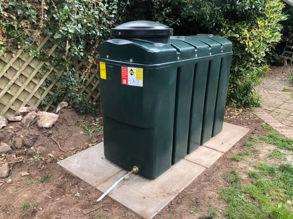 oil tank installation